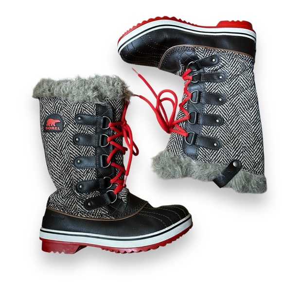 Sorel Tofino II Faux Fur Winter Snow Boots Brown Women’s 8 - Picture 1 of 10